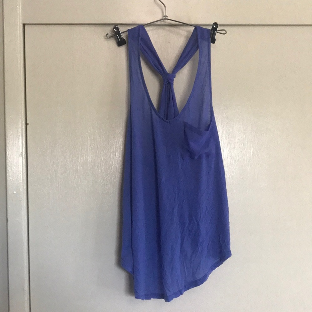 Flowy purple tank top